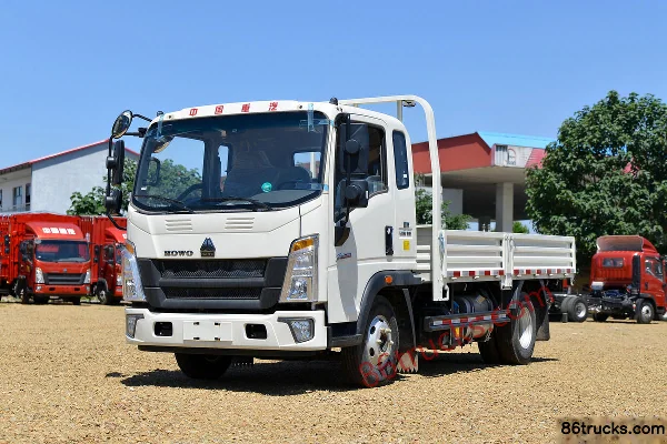 Sinotruk HOWO Tongshuai 130 hp 4X2(6 wheels) 3.85 m crew cab flatbed light truck Exterior (3) | 86Trucks