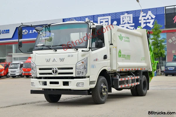 Feidi V2 130hp 4X2(6 wheels) Compressed Garbage Truck (China VI) (Wuzheng Brand) Exterior (3) | 86Trucks