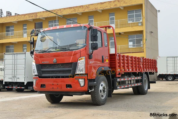 Sinotruk HOWO Hanjiang 170 ch 4X2(6 roues) camion porteur à ridelles 5,2 m cabine avec couchette Extérieur (3) | 86Trucks