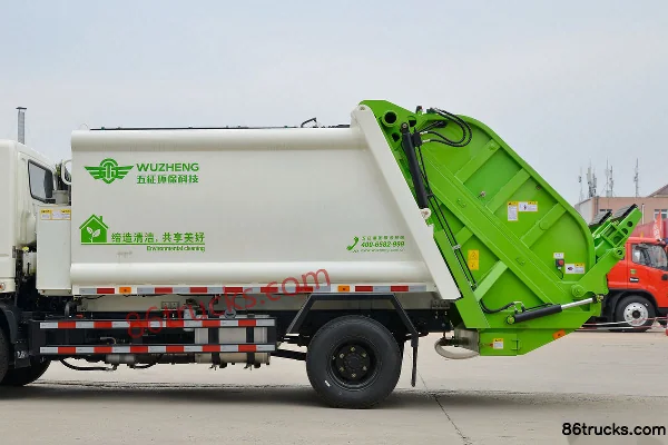 Feidi V2 130hp 4X2(6 wheels) Compressed Garbage Truck (China VI) (Wuzheng Brand) Body (3) | 86Trucks