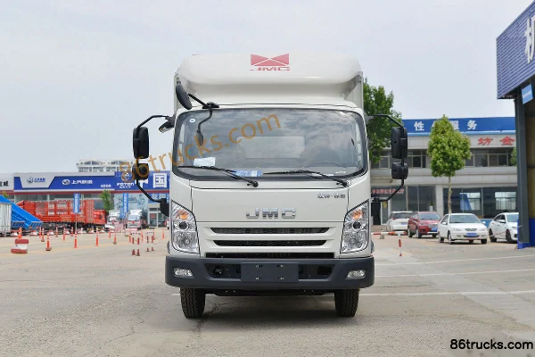 JMC Kaiyun Blue Whale Standard 152 hp 4X2(6 wheels) 3.645m Crew Cab Stake Truck Exterior (2) | 86Trucks