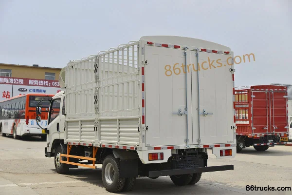 JMC Kaiyun Blue Whale Standard 152 hp 4X2(6 wheels) 3.645m Crew Cab Stake Truck Body (3) | 86Trucks