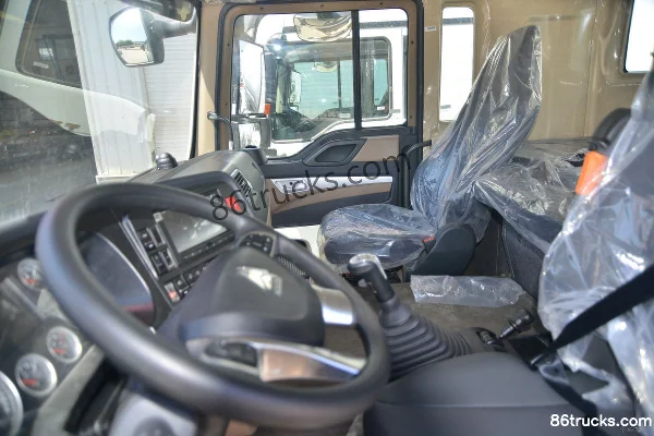 Sinotruk HOWO TX 340 hp 8X4(12 wheels) 7.5 cubic meter concrete mixer truck Cab (3) | 86Trucks
