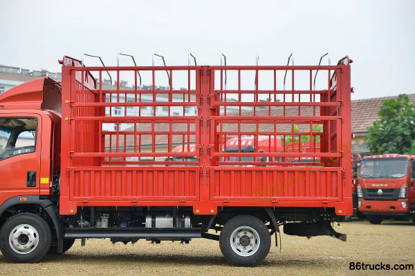 Sinotruk HOWO Dream Classic 116hp 4X2(6 wheels) 4.15m single row stake truck Body (3) | 86Trucks