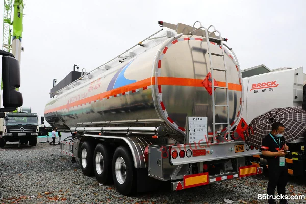 Hailimeda semi-remorque citerne à huile en aluminium 48 m³ Extérieur (3) | 86Trucks