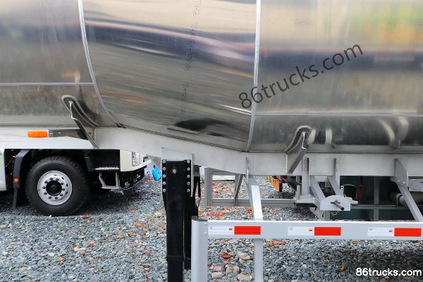 Hailimeda semi-remorque citerne à huile en aluminium 48 m³ Châssis (2) | 86Trucks