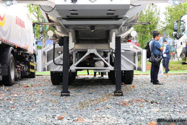 Hailimeda semi-remorque citerne à huile en aluminium 48 m³ Châssis (1) | 86Trucks