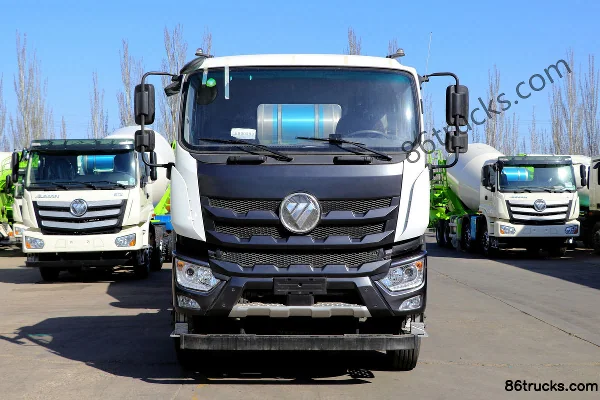 Foton Auman Planet 350 hp 8X4(12 wheels) 7.99 m³ concrete mixer truck (China VI) (Leisa brand) Exterior (2) | 86Trucks