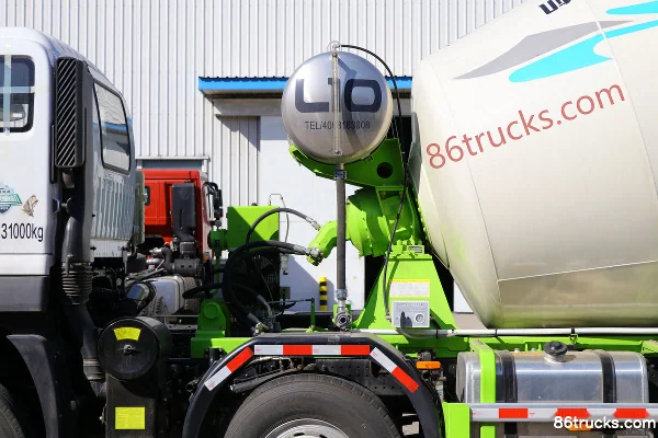 Foton Auman Planet 350 hp 8X4(12 wheels) 7.99 m³ concrete mixer truck (China VI) (Leisa brand) Body (2) | 86Trucks