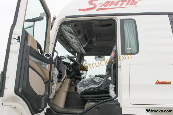 Sinotruk HOWO TX heavy truck 460hp 6X4(10 wheels) AMT automatic tractor truck (China VI) Cab (2) | 86Trucks