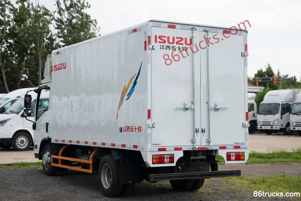 Jiangxi Isuzu Yifang EC5 Standard Edition 116 hp 4X2(6 wheels) 4.2m single-row van truck (China VI) Body (3) | 86Trucks