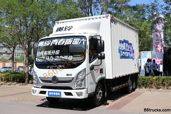 Foton Auman New Jieyun Youth Edition High Power Version 132hp 4X2(6 wheels) 4.14m single-row van light truck (China VI) Exterior (3) | 86Tru