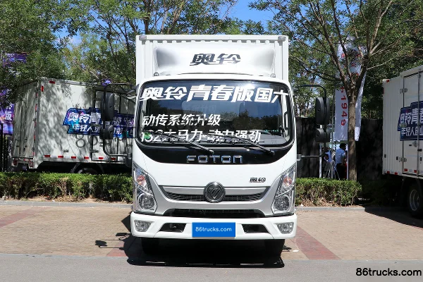 Foton Auman New Jieyun Youth Edition High Power Version 132hp 4X2(6 wheels) 4.14m single-row van light truck (China VI) Exterior (2) | 86Tru