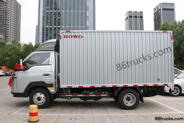 Sinotruk HOWO Xiaojiang 127 hp 4X2(6 wheels) 3.6m Single Row Van Truck Exterior (3) | 86Trucks