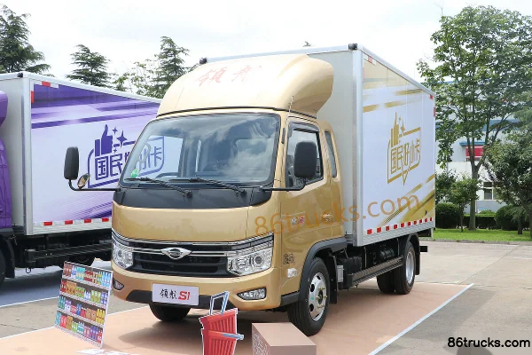Foton Times Leader S1 120hp 4X2(6 wheels) 3.89m Semi Row Box Light Truck (Air Brake) (China VI) Exterior (3) | 86Trucks