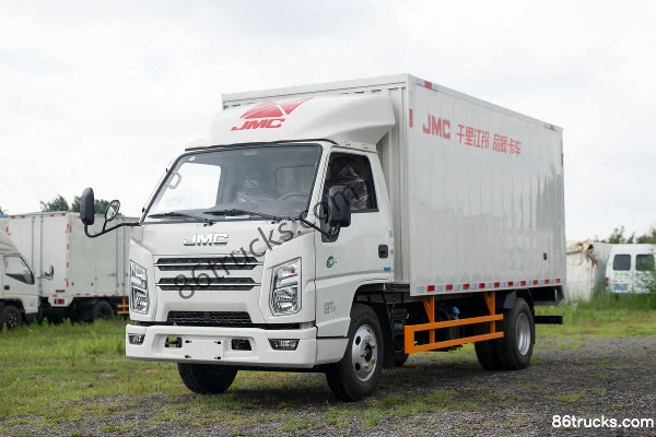 JMC New Shunda Wide Body Special Edition 129hp 4X2(6 wheels) 4.07m single-row box light truck (China VI) Exterior (3) | 86Trucks