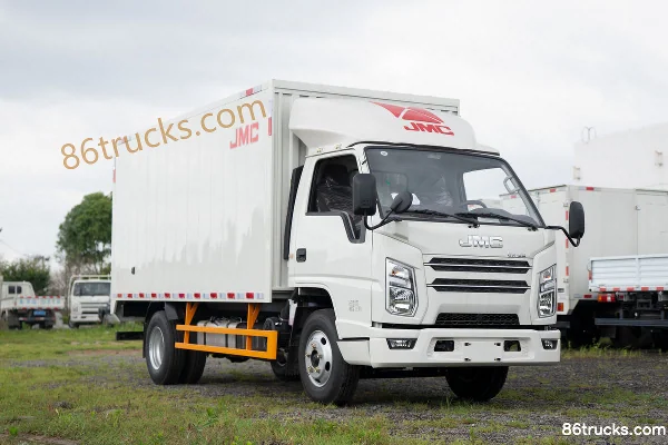 JMC New Shunda Wide Body Special Edition 129hp 4X2(6 wheels) 4.07m single-row box light truck (China VI) Exterior