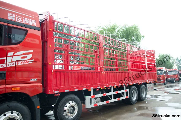 FAW Jiefang Qingdao JH6 Heavy Truck Zhizun Edition 2.0 460 hp 8X4(12 wheels) 8.6m Stake Truck Body (1) | 86Trucks
