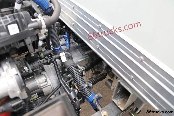 Foton Times Linghang S1 1.5L 136 hp 4X2(6 wheels) gasoline 3.7m single-row van mini truck (China VI) Chassis (3) | 86Trucks