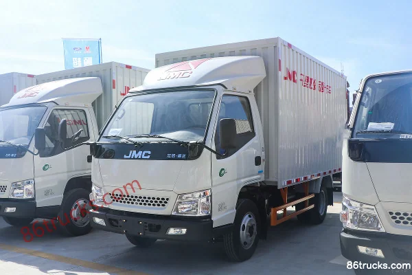 JMC Shunda Small Truck Zhifu Edition Standard 122hp 4X2(6 wheels) 3.7m Single Row Van Light Truck (China VI) Exterior (3) | 86Trucks