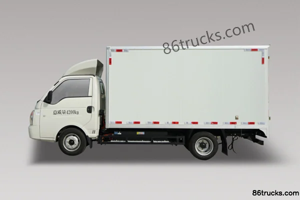 King Long Kaiwo K10 4.2T 3.54m Electric Refrigerated Truck 61.82kWh 4X2(6 wheels) Exterior (3) | 86Trucks
