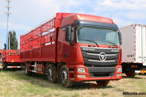 Foton Auman GTL 9 Series Heavy Truck 290 hp 6X2(8 wheels) 7.8 m Livestock Transport Truck Exterior