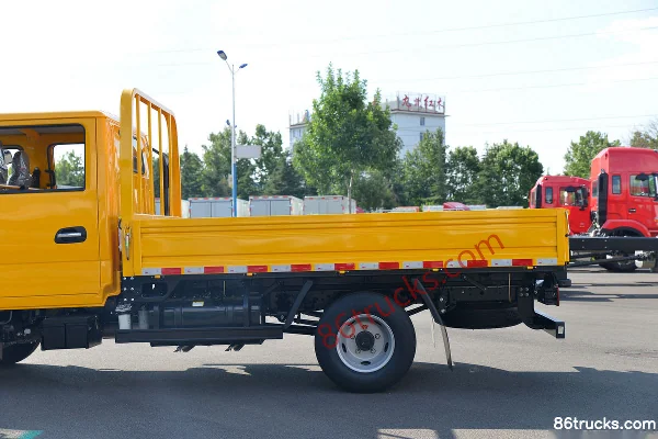 JAC Junling E3 130 ch 4X2(6 roues) 3,2 m camion léger à ridelles double cabine (China VI) Carrosserie (2) | 86Trucks