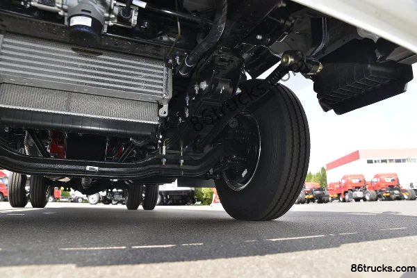 JAC Kangling J6 130hp 4X2(6 wheels) 4.18m single-row flatbed truck Chassis (3) | 86Trucks