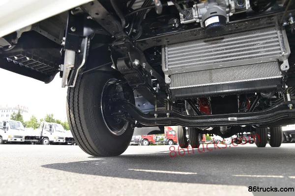 JAC Kangling J6 130hp 4X2(6 wheels) 4.18m single-row flatbed truck Chassis (2) | 86Trucks