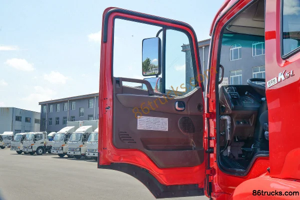 JAC Gallop K5L Value Edition 245 hp 6X2(8 wheels) 6.2m van cargo truck (China VI) (rear axle lift) Cab (1) | 86Trucks