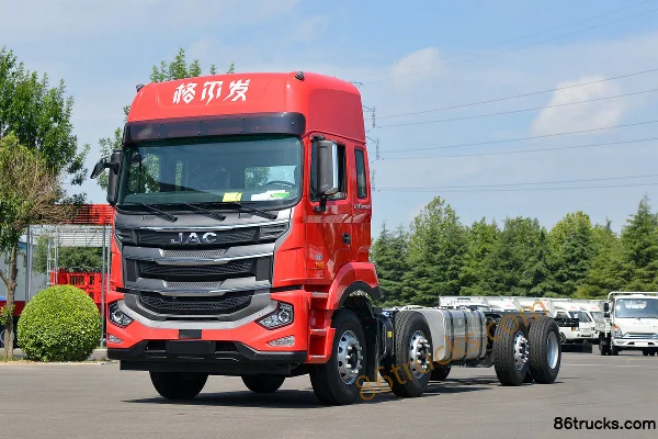 JAC Gallop A5X III Heavy Truck 350 hp 8X2(10 wheels) 7.8 m van cargo truck (China VI) Exterior (3) | 86Trucks