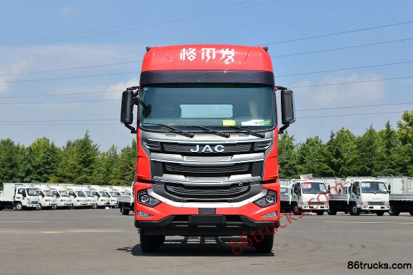 JAC Gallop A5X III Heavy Truck 350 hp 8X2(10 wheels) 7.8 m van cargo truck (China VI) Exterior (2) | 86Trucks