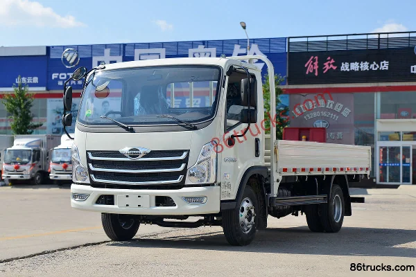 Foton Times Leader 6 130hp 4X2(6 wheels) 4.2m Single Row Flatbed Light Truck (China VI) Exterior (3) | 86Trucks