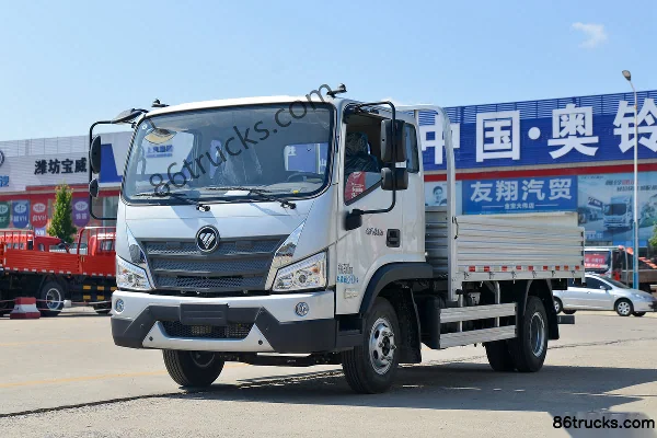 Foton Times Linghang G5 2.7L LNG 190 ch 4X2(6 roues) WLY6 vitesses 3,83 m cabine demi plateau léger Extérieur (3) | 86Trucks