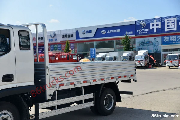 Foton Times Linghang G5 2.7L LNG 190 ch 4X2(6 roues) WLY6 vitesses 3,83 m cabine demi plateau léger Carrosserie (1) | 86Trucks