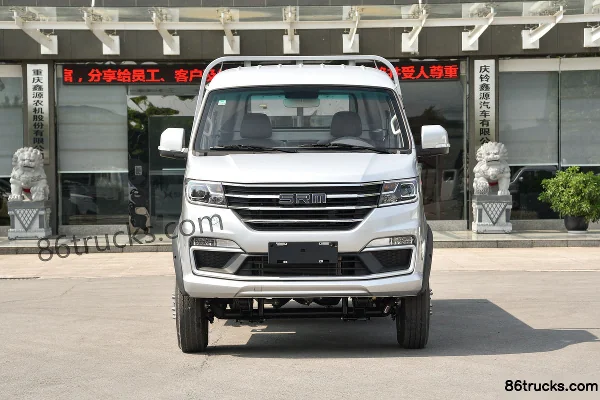 Huachen Xinyuan T50S version standard 112 ch 4X2(6 roues) CNG plateau ridelles monoplace 3,6 m micro camion China VI (bouteille de gaz 200 L