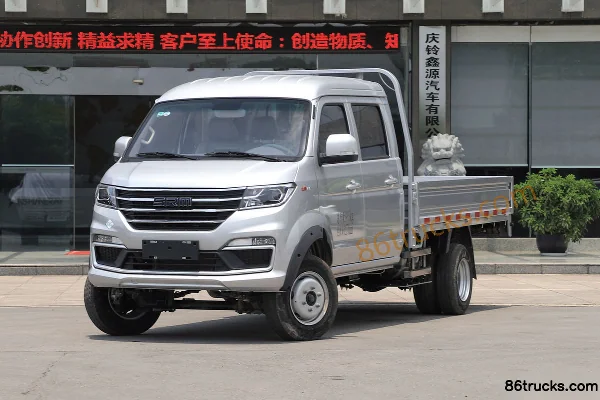 Brilliance Xinyuan T52S Standard 112ch 4X2(6 roues) CNG 2,85m double cabine plateau mini camion (China VI) Extérieur (3) | 86Trucks