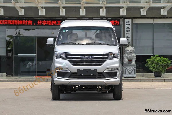 Brilliance Xinyuan T52S Standard 112ch 4X2(6 roues) CNG 2,85m double cabine plateau mini camion (China VI) Extérieur (2) | 86Trucks