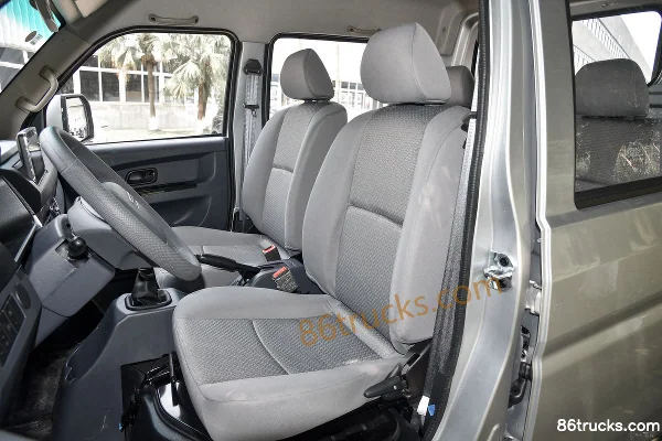 Brilliance Xinyuan T52S Standard 112ch 4X2(6 roues) CNG 2,85m double cabine plateau mini camion (China VI) (2) | 86Trucks