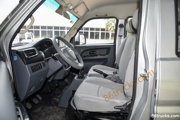 Brilliance Xinyuan T52S Standard 112ch 4X2(6 roues) CNG 2,85m double cabine plateau mini camion (China VI) (1) | 86Trucks
