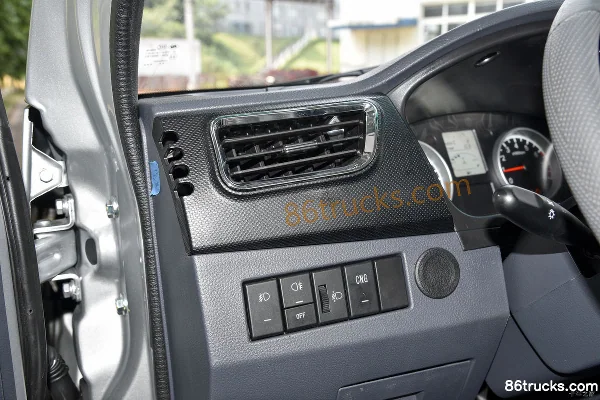 Brilliance Xinyuan T52S Standard 112ch 4X2(6 roues) CNG 2,85m double cabine plateau mini camion (China VI) (3) | 86Trucks