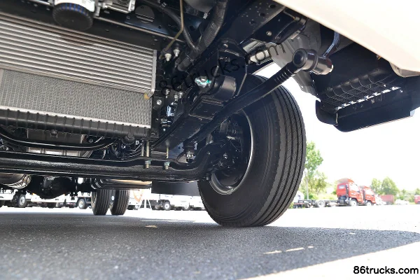 JAC Junling V6 150 ch 4X2(6 roues) camion porteur fourgon cabine simple 4,15 m (China VI) Châssis (3) | 86Trucks