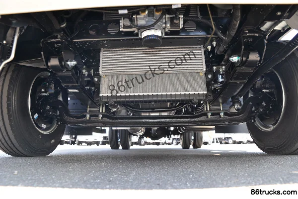 JAC Junling V6 150 ch 4X2(6 roues) camion porteur fourgon cabine simple 4,15 m (China VI) Châssis (1) | 86Trucks