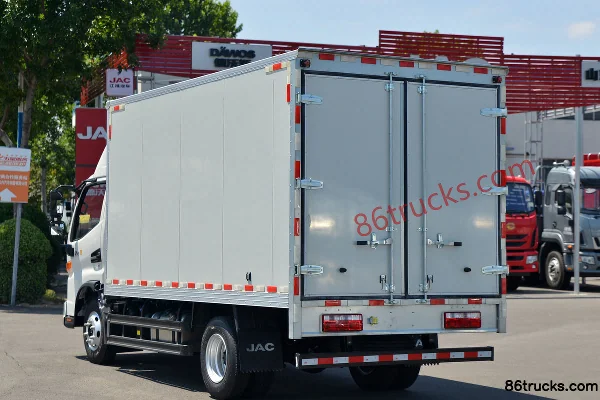 JAC Junling V6 150 ch 4X2(6 roues) camion porteur fourgon cabine simple 4,15 m (China VI) Carrosserie (3) | 86Trucks
