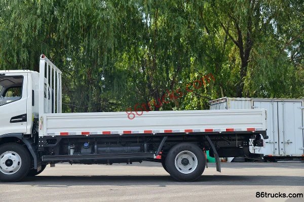 JAC Shuailing E medium body 130hp 4X2(6 wheels) 4.18m single-row flatbed light truck (China VI) (2) | 86Trucks