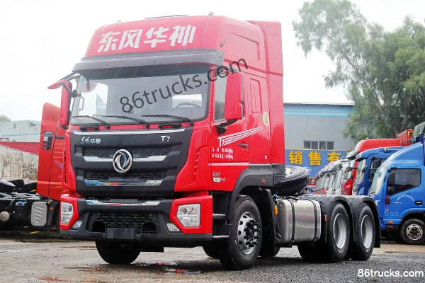 Dongfeng T7 version Zhiling 400 ch 6X4(10 roues) tracteur routier Extérieur (3) | 86Trucks