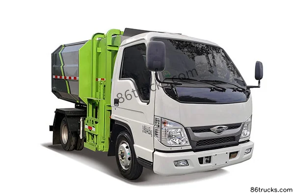 Foton Forland Xiaoka Star 2 95 hp 4X2(6 wheels) Self-loading Garbage Truck (China VI) (Chengliwei Brand) Exterior