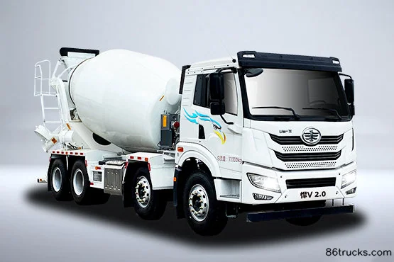 FAW Jiefang Qingdao Han V 2.0 350 ch 8X4(12 roues) 7,88 m³ camion malaxeur (China VI) Extérieur