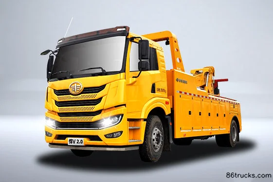 FAW Jiefang Qingdao HanV 2.0 Edition 350hp 4X2(6 wheels) Wrecker (China VI)(Changqi Brand) Exterior