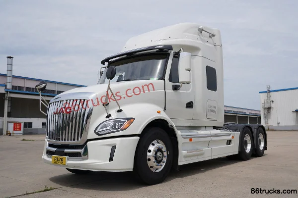 JAC Gallop V7 Heavy Truck 560hp 6X4(10 wheels) AMT Automatic Long-nose Tractor Truck (China VI) Exterior (3) | 86Trucks